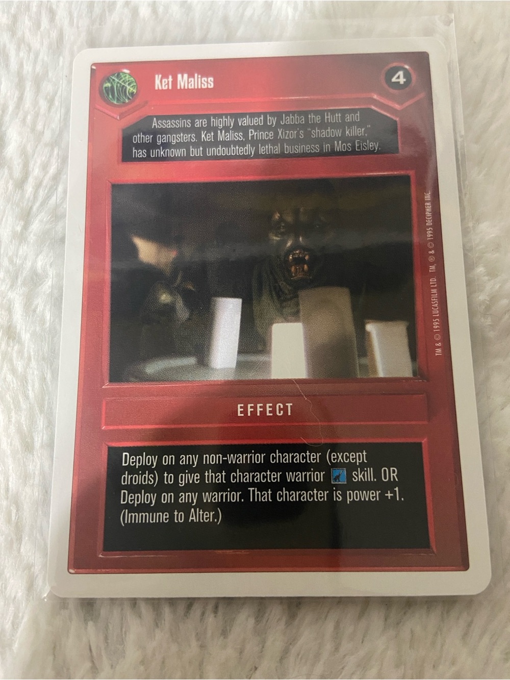 Ket Maliss Star Wars Card - Red Effect Card
